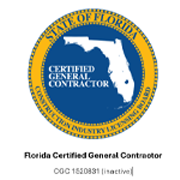State Of Florida | Certified general Contractor | Construction Industry Licensing Board | Florida Certified General Contractor | CGC 1520831 (Inactive)
